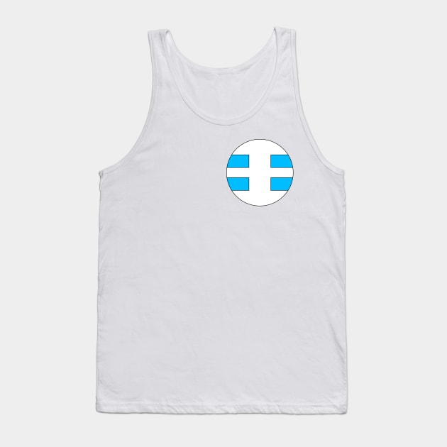 Circular Diaper Emblem (Basic) Tank Top by DiaperDemigod